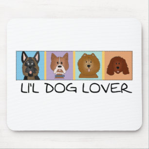 Little Dog Lover Tshirts und Geschenke Mousepad