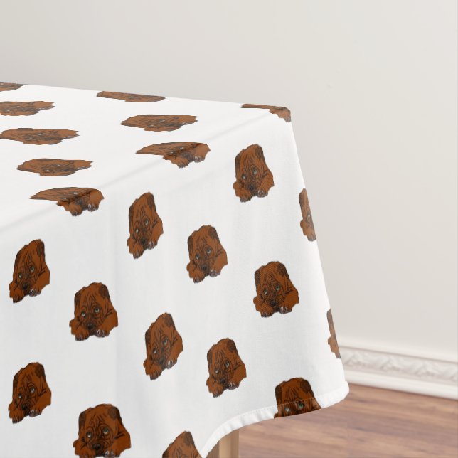 Little Dog Tablecloth - Ihre Farben Tischdecke (Beispiel)