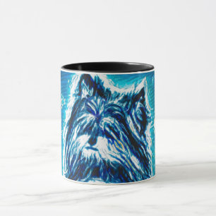 Little Doggy in blau Tasse