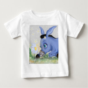 Little Donkey und Daisy Funny Baby T - Shirt