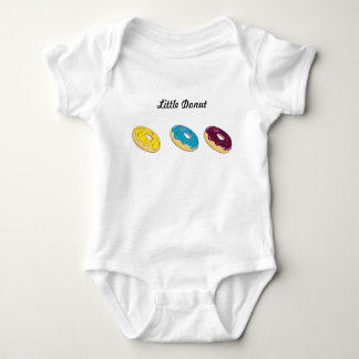 Little Donut - Baby Boy Jersey Bodysuit. Baby Strampler