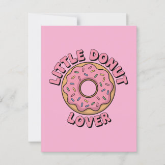Little Donut Lover | Kinder Postkarte
