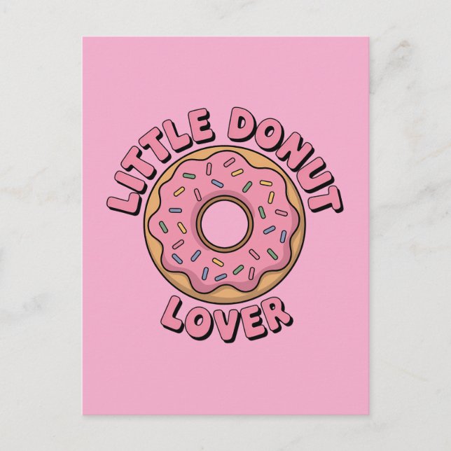 Little Donut Lover | Kinder Postkarte (Vorderseite)