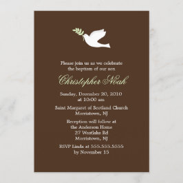 Little Dove Christening und Taufe Einladung