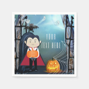 Little Dracula Vampire Halloween Party Serviette