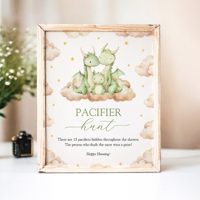 Little Dragon Baby Shooter Schnuller Hunt Game Sig Poster (Von Creator hochgeladen)