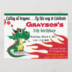 Little Dragon Einladung