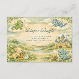 Little Dragon Storybook Diapper Raffle Begleitkarte