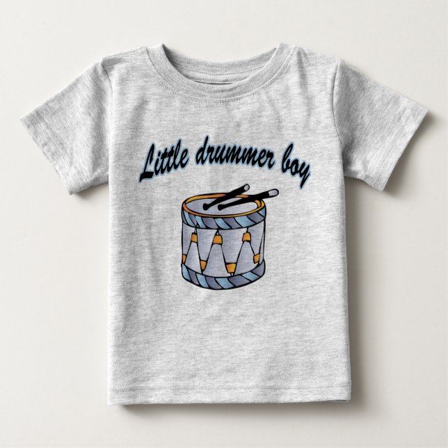 little drummer boy baby t-shirt (Vorderseite)