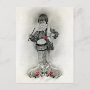 Little Drummer Boy Postcard Postkarte