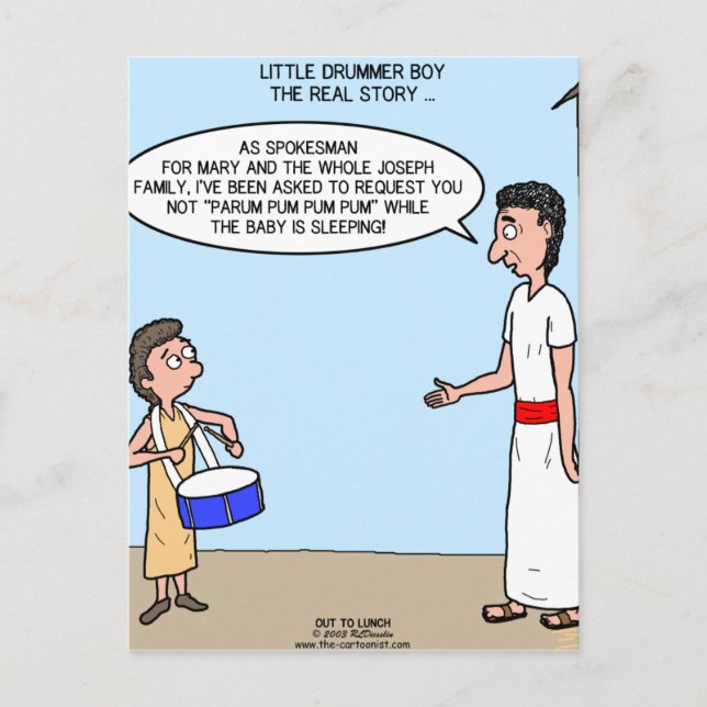 Little Drummer Boy Postkarte (Vorderseite)