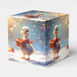 Little Duck Holiday Favor Box Geschenkschachtel