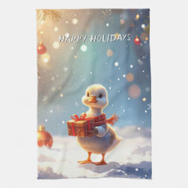 Little Duck Holiday Kitchen Towel Geschirrtuch