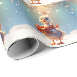 Little Duck Holiday Wrapping Paper Geschenkpapier