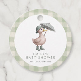 Little Duckling Gender Neutral Baby Shower Geschenkanhänger