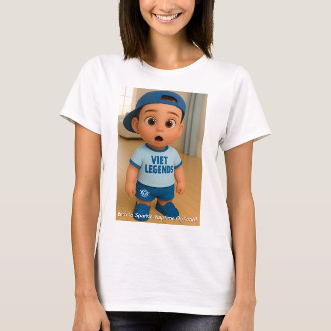 Little Dude Series 1 #VL - Born To Sparkle T-Shirt (Vorderseite)