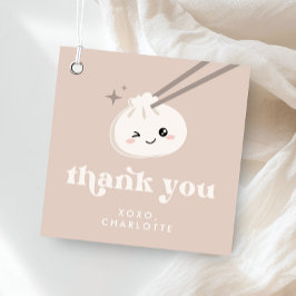 Little Dumpling Bao Dim Sum Favor Tags Geschenkanhänger