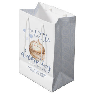 Little Dumpling Blue Boy Baby Dusche Mittlere Geschenktüte