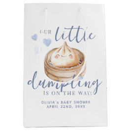 Little Dumpling Blue Boy Baby Dusche Mittlere Geschenktüte
