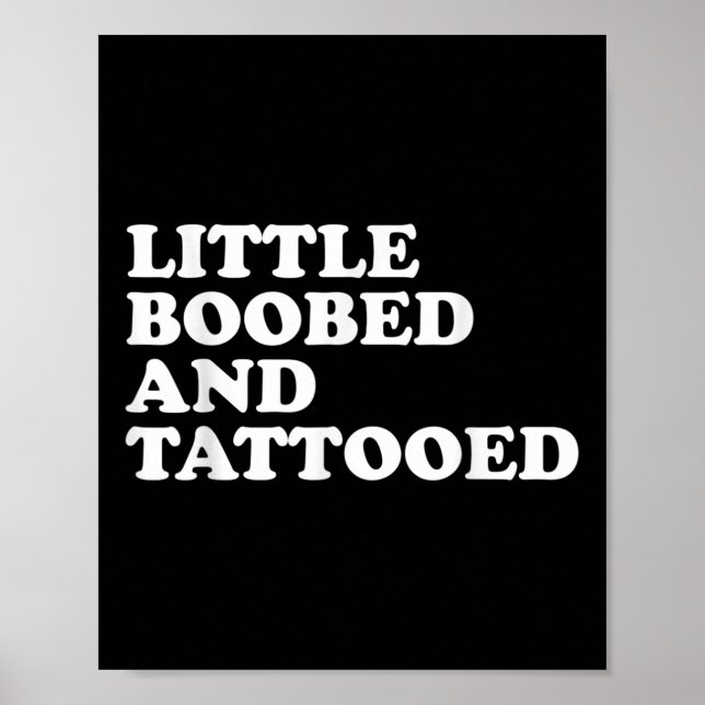 Little Ed and tattooed - Tattoo Poster (Vorne)