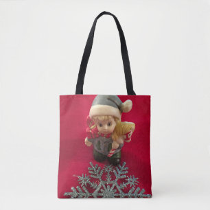 Little Elf Christmas Tote Bag