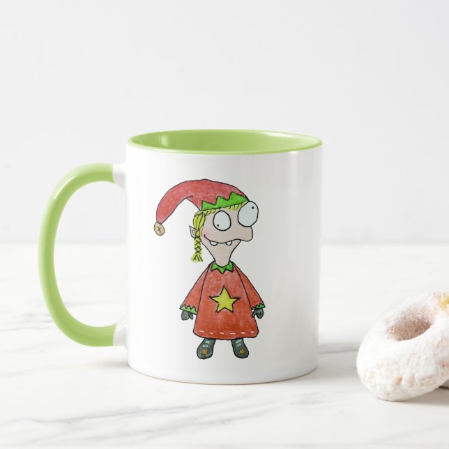 Little Elf Girl Tasse (Mit Donut)
