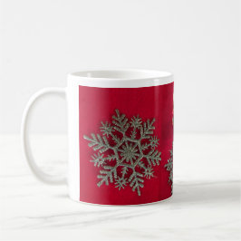 Little Elf Silver Snowflake Tasse
