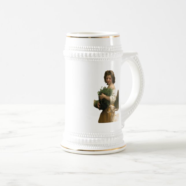Little Esmeralda von William-Adolphe Bouguereau Bierglas (VorderseiteRechts)