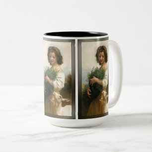 Little Esmeralda von William-Adolphe Bouguereau Zweifarbige Tasse