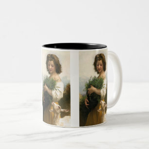 Little Esmeralda von William-Adolphe Bouguereau Zweifarbige Tasse