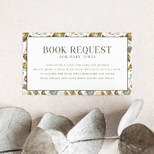 Little Explorer-Bücher für Babyanfrage Begleitkarte