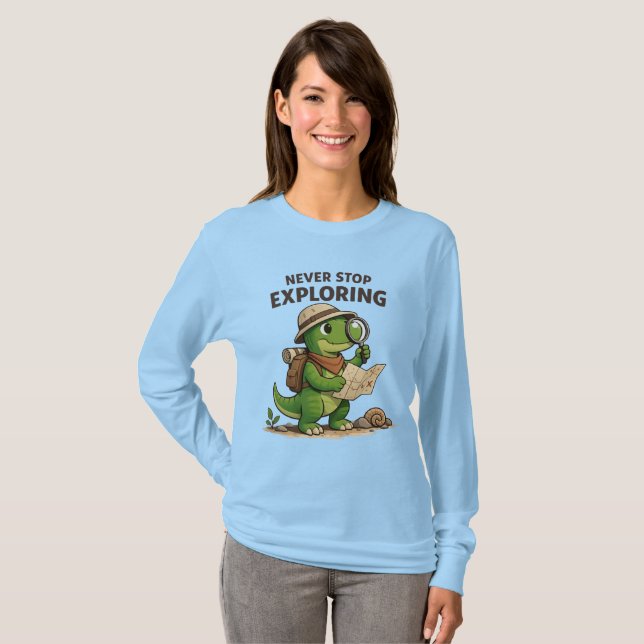 Little Explorer Dino T-Shirt (Vorne ganz)