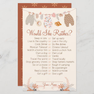 Little Explorer Safari Abenteuer Boho Party Game