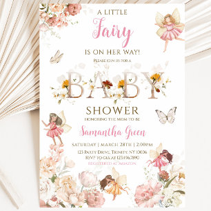 Little Fairy Baby Dusche Einladung