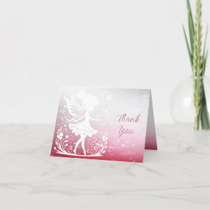 Little Fairy Floral Danke Card
