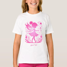 Little Fairy Floral Girl T - Shirt