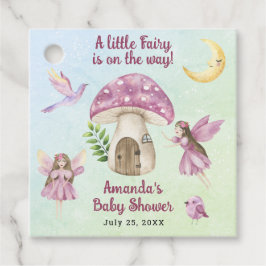 Little Fairy is on the way Baby shower Geschenkanhänger