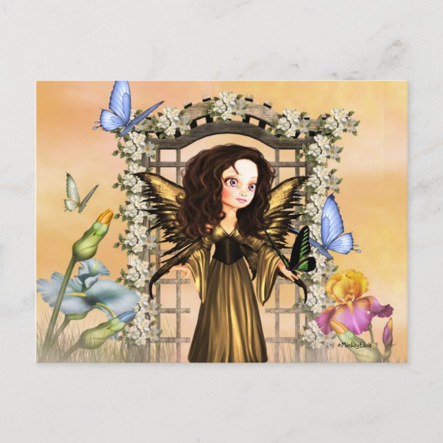 Little Fairy Postcard Postkarte (Vorderseite)