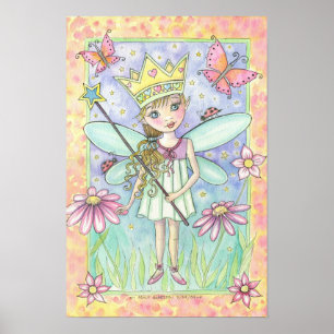 Little Fairy Princess Poster von Molly Harrison