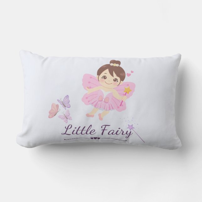 Little Fairy Throw Kissen (Vorderseite)