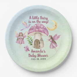 Little Fairy Whimsical Baby Shower Pappteller