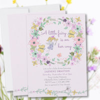 Little Fairy Whimsy Flower Garden Girl Baby Dusche