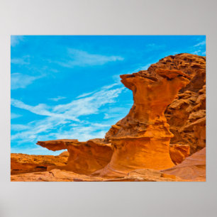 Little Finland Red Rock Skulpturen Poster