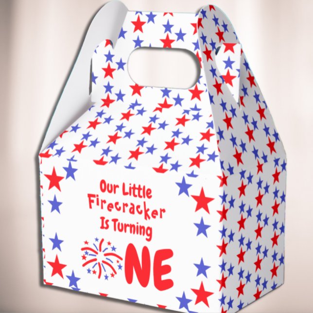 Little Firecracker 1. Geburtstag Geschenkschachtel (Von Creator hochgeladen)