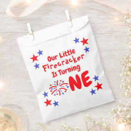 Little Firecracker 1. Geburtstag Geschenktütchen