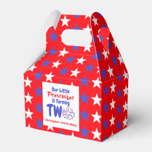 Little Firecracker 2. Geburtstag Geschenkschachtel