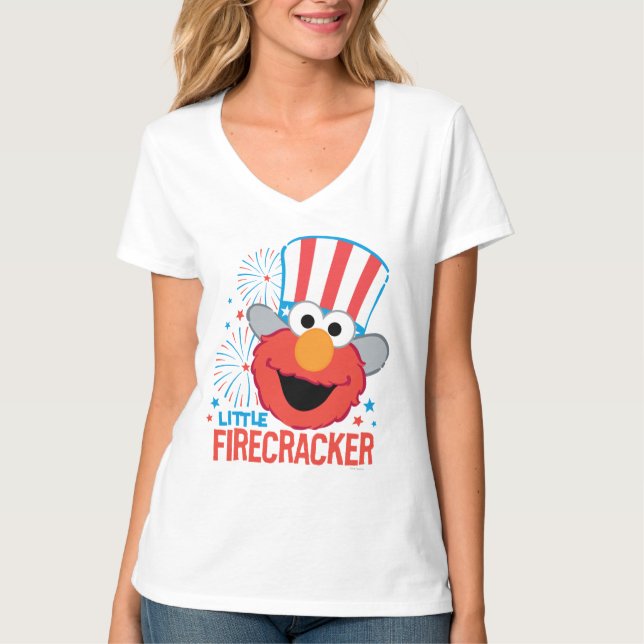Little Firecracker Elmo T-Shirt (Vorderseite)