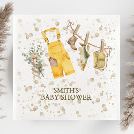 Little Fisherman Baby Showpaper Napkins Serviette