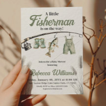 Little Fisherman Clothesline Fishing Baby Shower