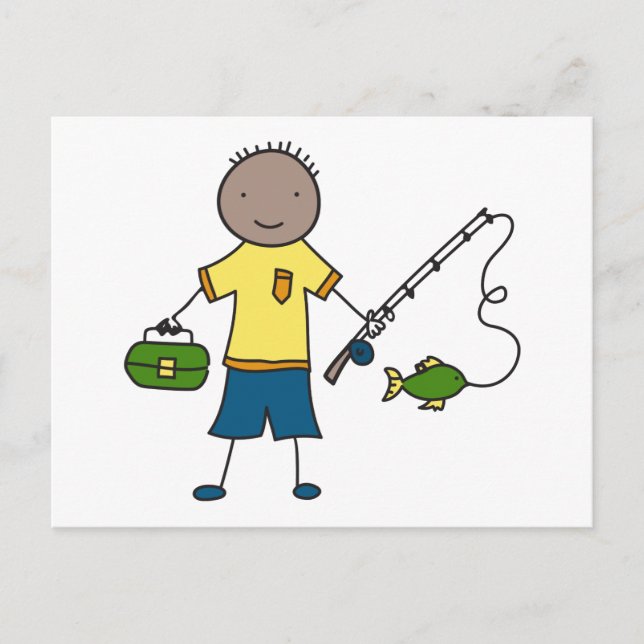 Little Fisherman Postkarte (Vorderseite)